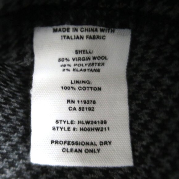 Helmut Lang Houndstooth Cropped Flare Pant Size 2 - Picture 16 of 16